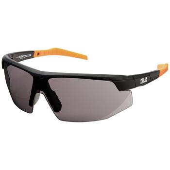 安全眼镜| Klein Tools 60160标准半框架安全眼镜-灰色镜片